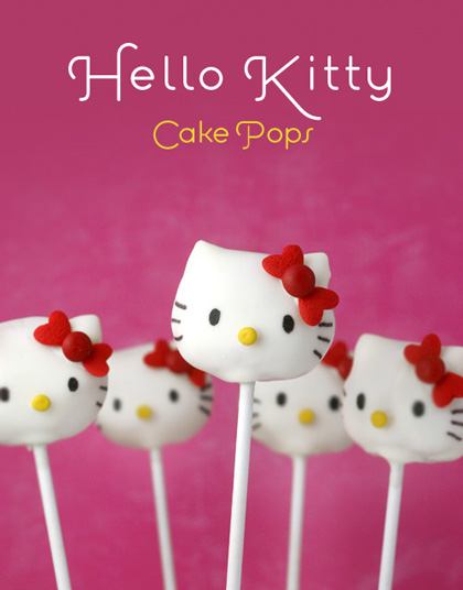 Have you see these Hello Kitty Cake Pops They are JUST ADORABLE